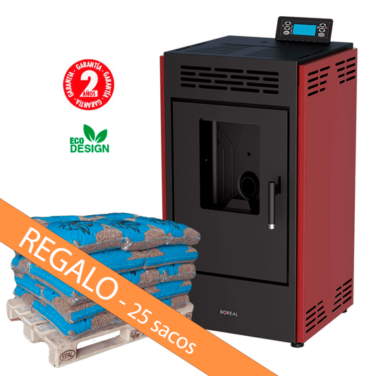 Estufa de pellets Boreal Slim 9
